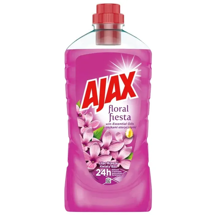 Detergent lichid Ajax, multiple suprafete, parfum liliac, 1 L