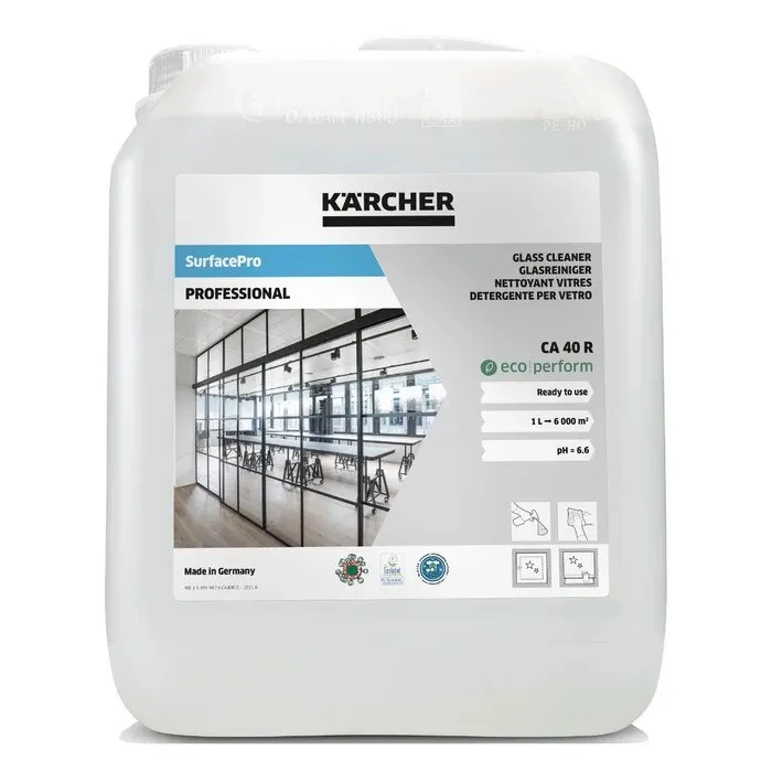Detergent lichid, Karcher, CA 40 R ECO, 5 litri, curatare sticla, fara clatire