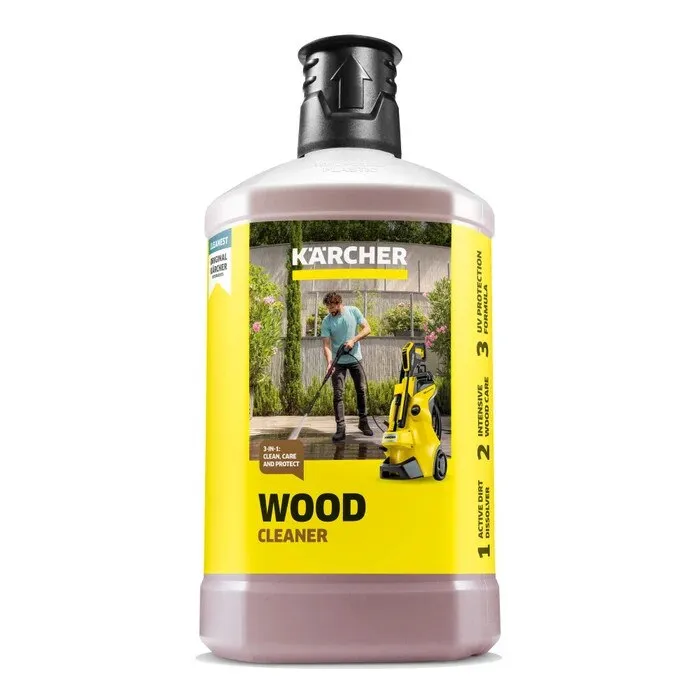 Detergent lichid, pentru lemn, pentru aparat de spalat cu presiune K 2 - K 7, Karcher RM 612 3-in-1, 6.295-757.0, 1 litru