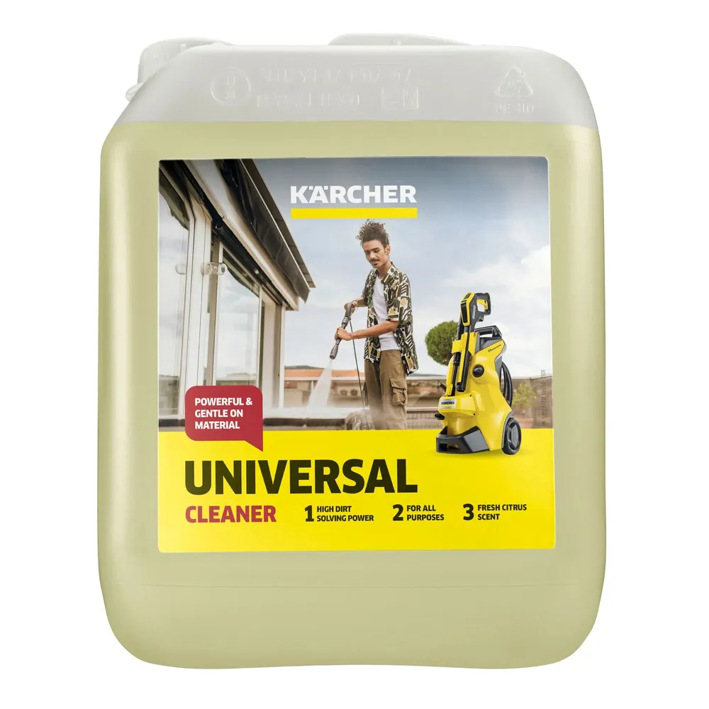 Detergent lichid, universal, pentru aparat de spalat cu presiune K 2 - K 7, Karcher RM 555, 6.295-357.0, 5 litri