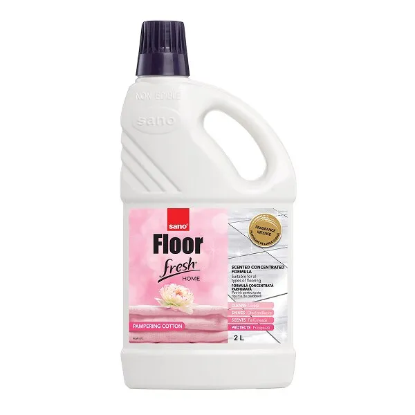 Detergent pentru pardoseli Sano Floor Fresh Home Cotton, parfum bumbac, 2 L