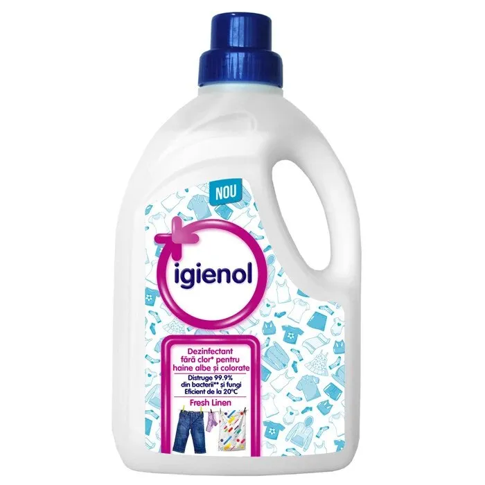 Dezinfectant haine, Igienol Fresh Linen, lichid, 1.5 L