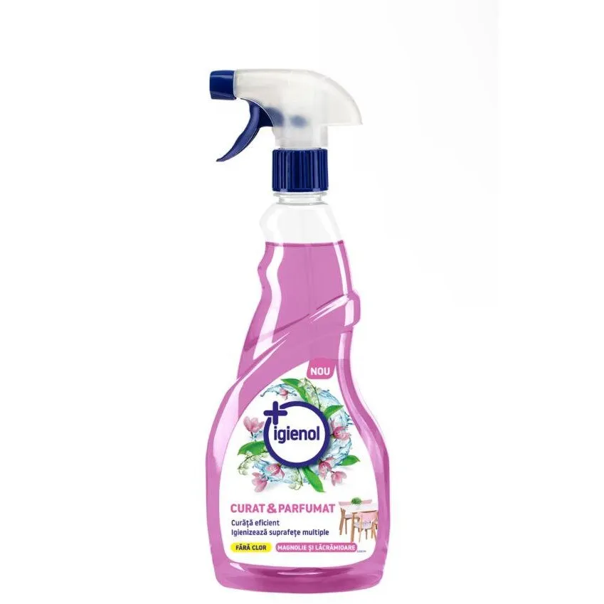 Dezinfectant universal Igienol Curat & Parfumat, lacramioare + magnolie, 750 ml