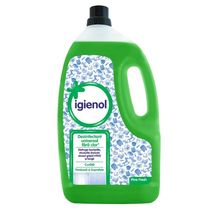 Dezinfectant universal Igienol Pine Fresh, 4 L, fara clor, lichid