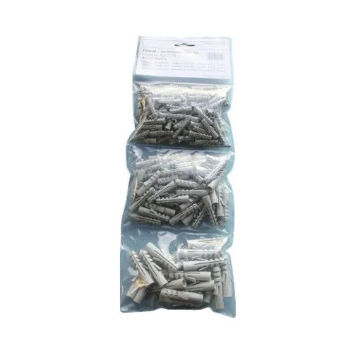 Diblu nylon 125x6 mm / 50x8 mm / 25x10mm set 200 piese