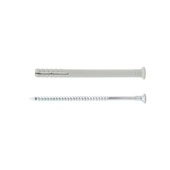 Diblu universal din copolimer, cu surub cui cu cap inecat, 8 x 100 mm
