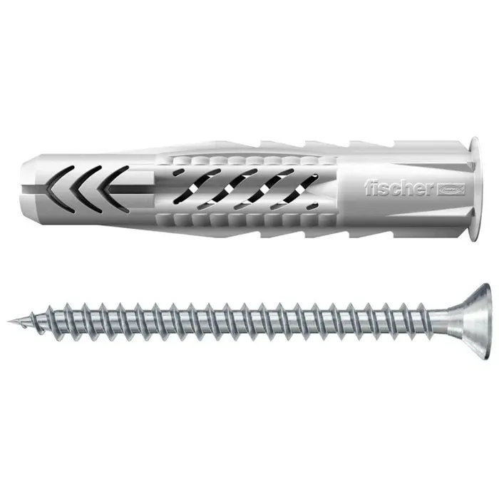 Diblu universal din nylon, cu surub cu cap inecat, Fischer UX, 8 x 50 mm