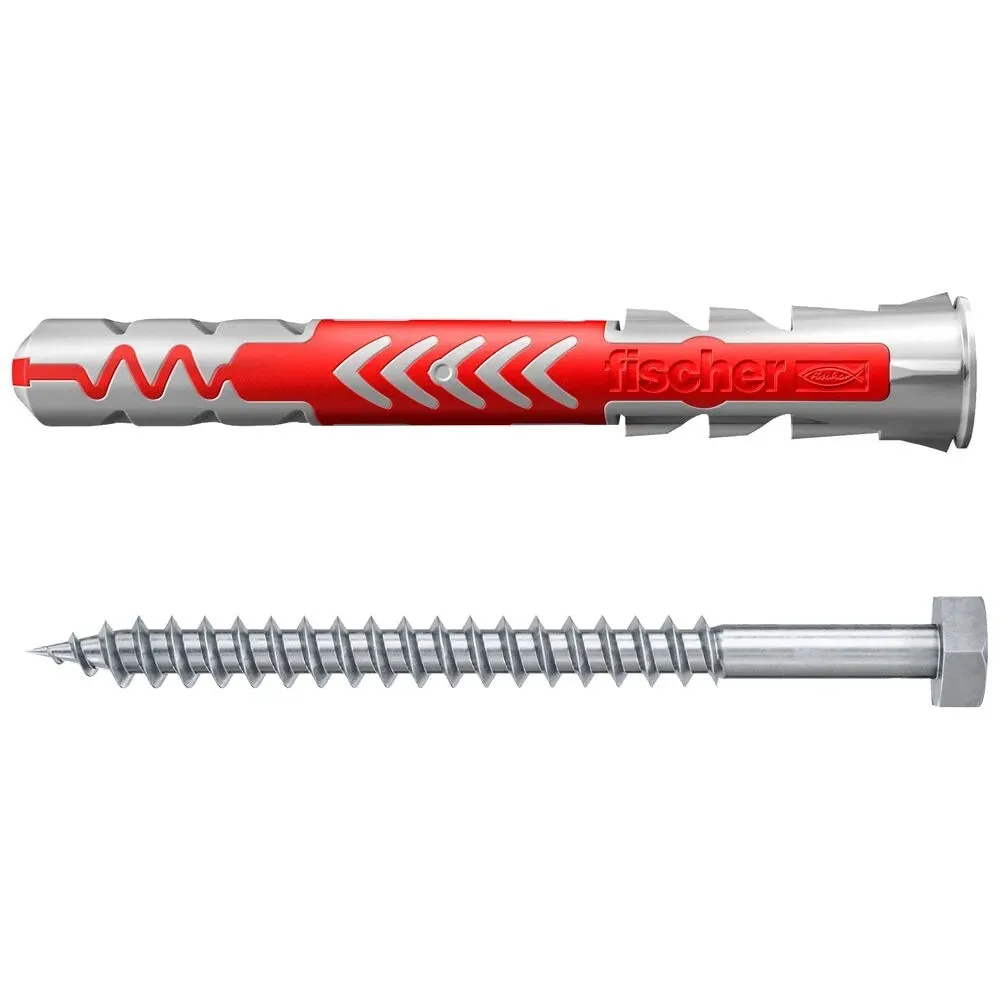 Diblu universal, din nylon, Fischer Duopower, 12 x 60 mm, cu surub, cap hexagonal, SW13