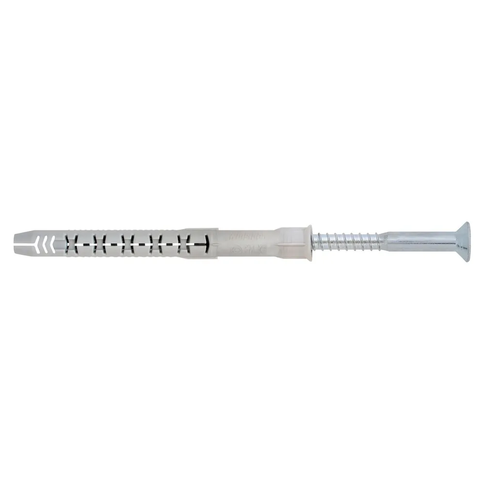 Diblu universal din nylon, Friulsider FM-X5, 10 x 135 mm, cu surub 7 x 140 mm, cap inecat, amprenta Torx