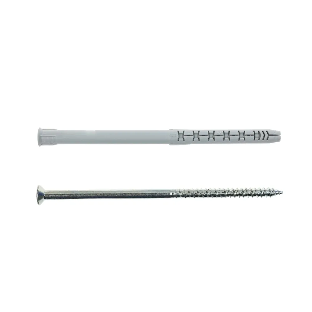 Diblu universal din nylon, Friulsider FM-X5, 10 x 230 mm, cu surub, 7 x 235 mm, cap inecat, amprenta Torx