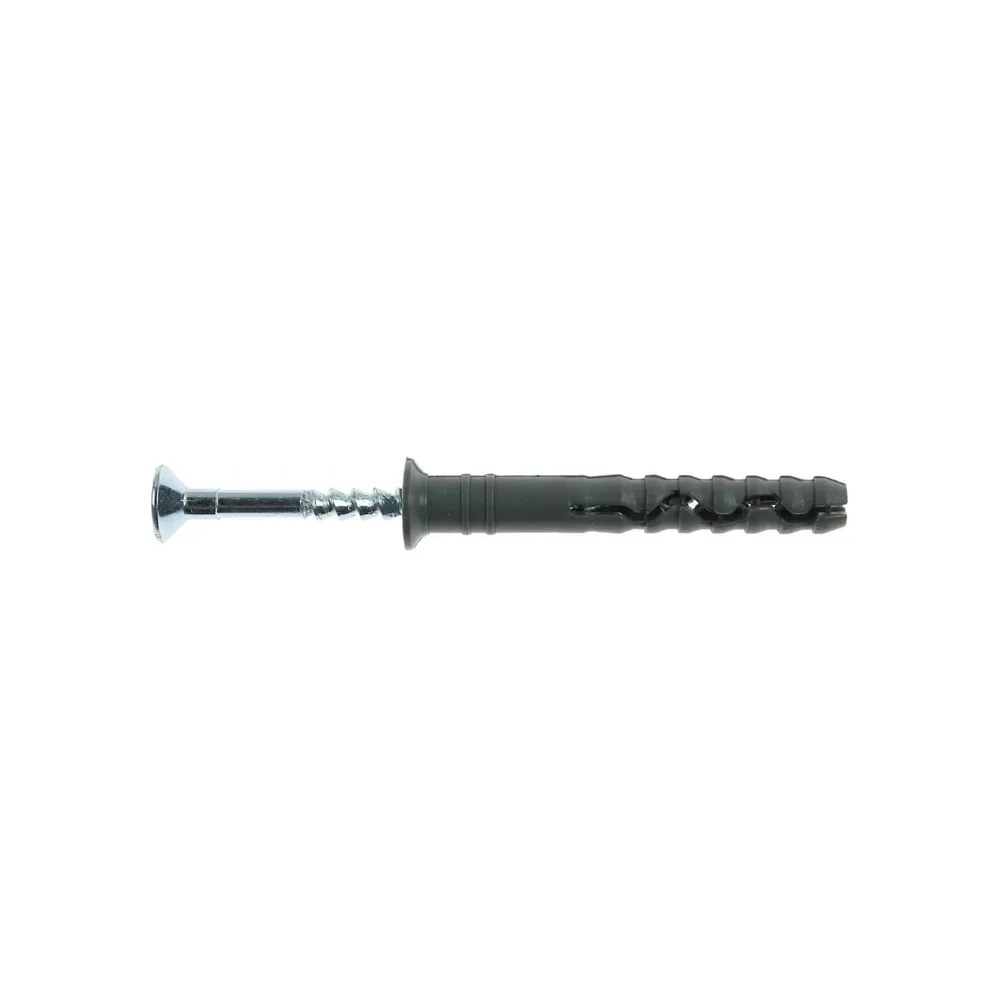 Diblu universal, din plastic, cu surub, 8 x 60 mm, set 25 bucati