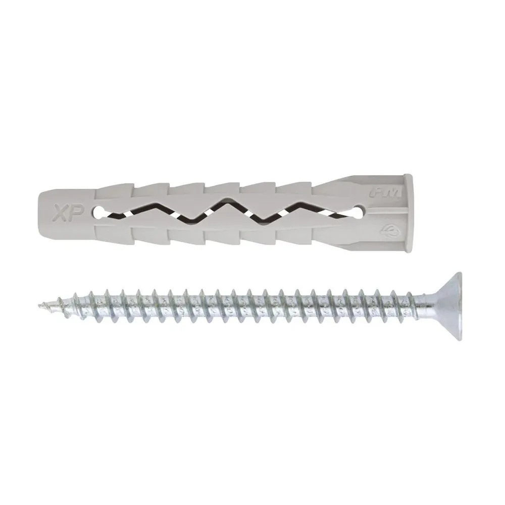 Diblu universal din plastic, cu surub cu cap inecat, Friulsider FMXP, 6 x 45 mm