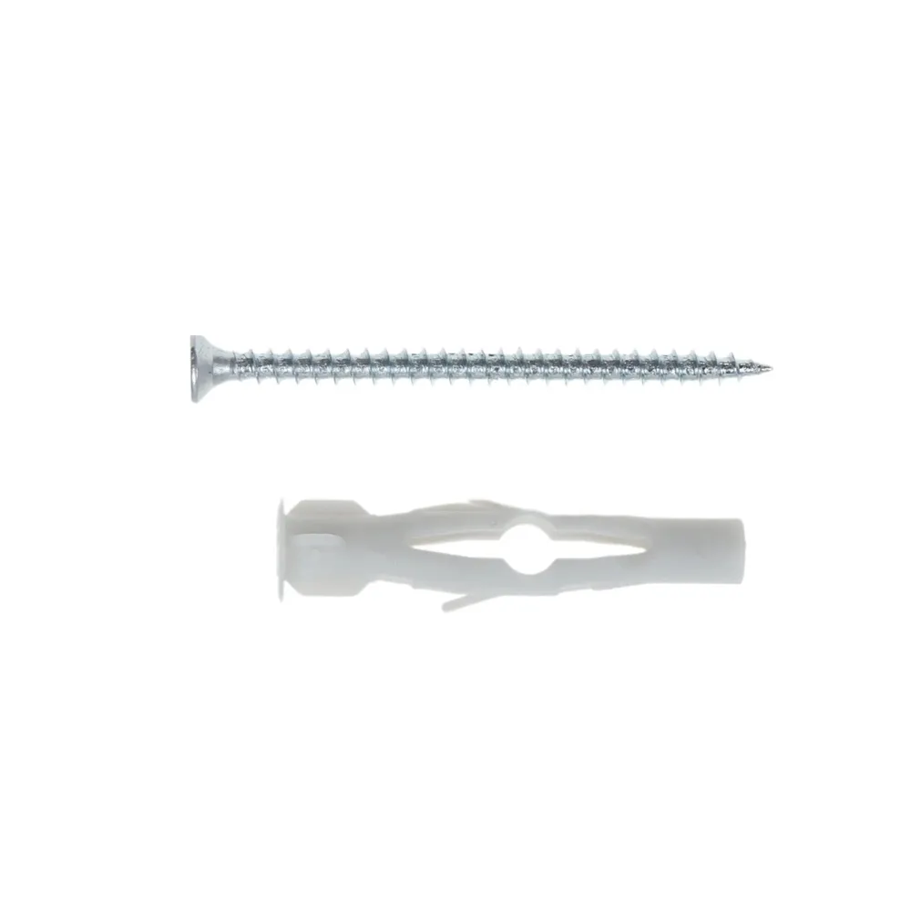 Diblu universal din plastic, cu surub cu cap inecat, Friulsider FXVT, 6 x 40 mm