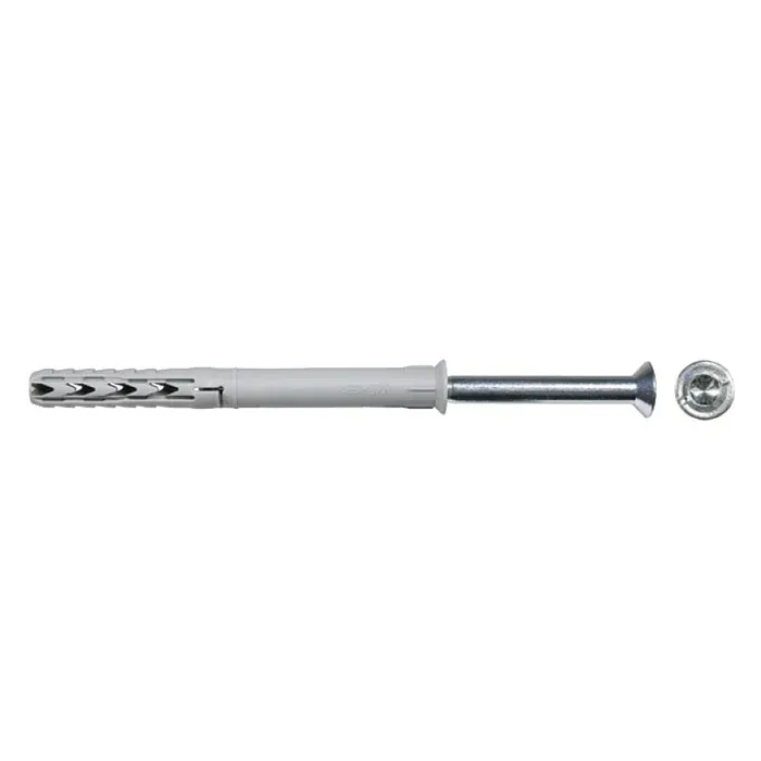 Diblu universal, Fischer SXR, nylon, 10x80mm, cu surub de siguranta Torx T40
