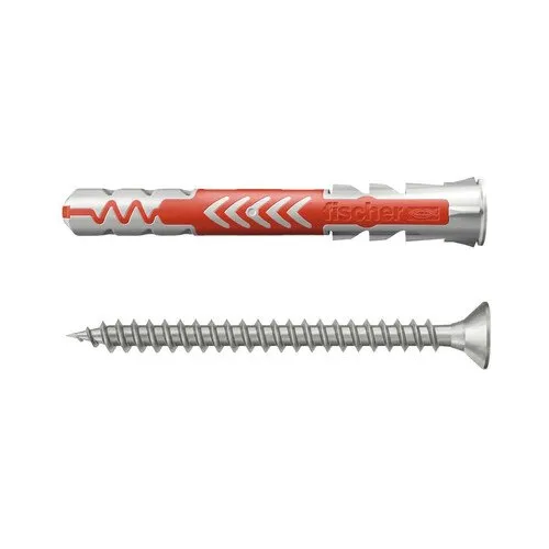 Dibluri plastic cu surub Fischer DuoPower, 6x50mm, set 8 bucati