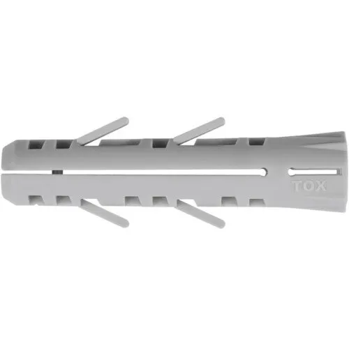 Dibluri plastic Tox, 10x50mm, 50 bucati, expansiune, gri