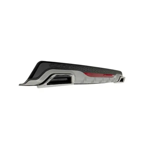 Difuzor ornament bara spate universal 120cm gri negru cu ornamente cromate — imaginea 2
