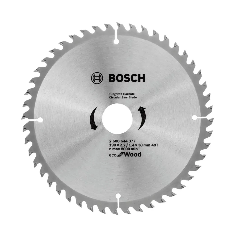 Disc circular, pentru lemn, Bosch, 190 x 30 x 1.4 mm, 48T