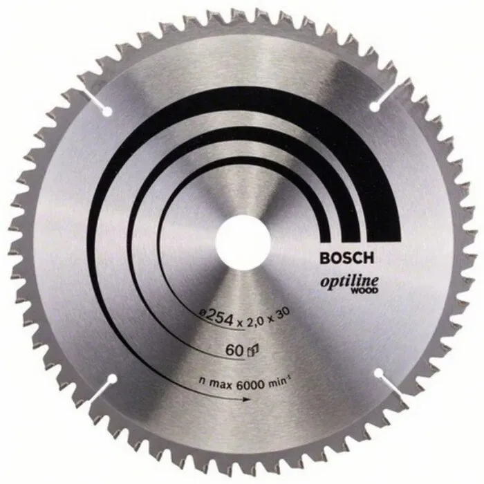 Disc circular, pentru lemn, Bosch, 254 x 30 mm