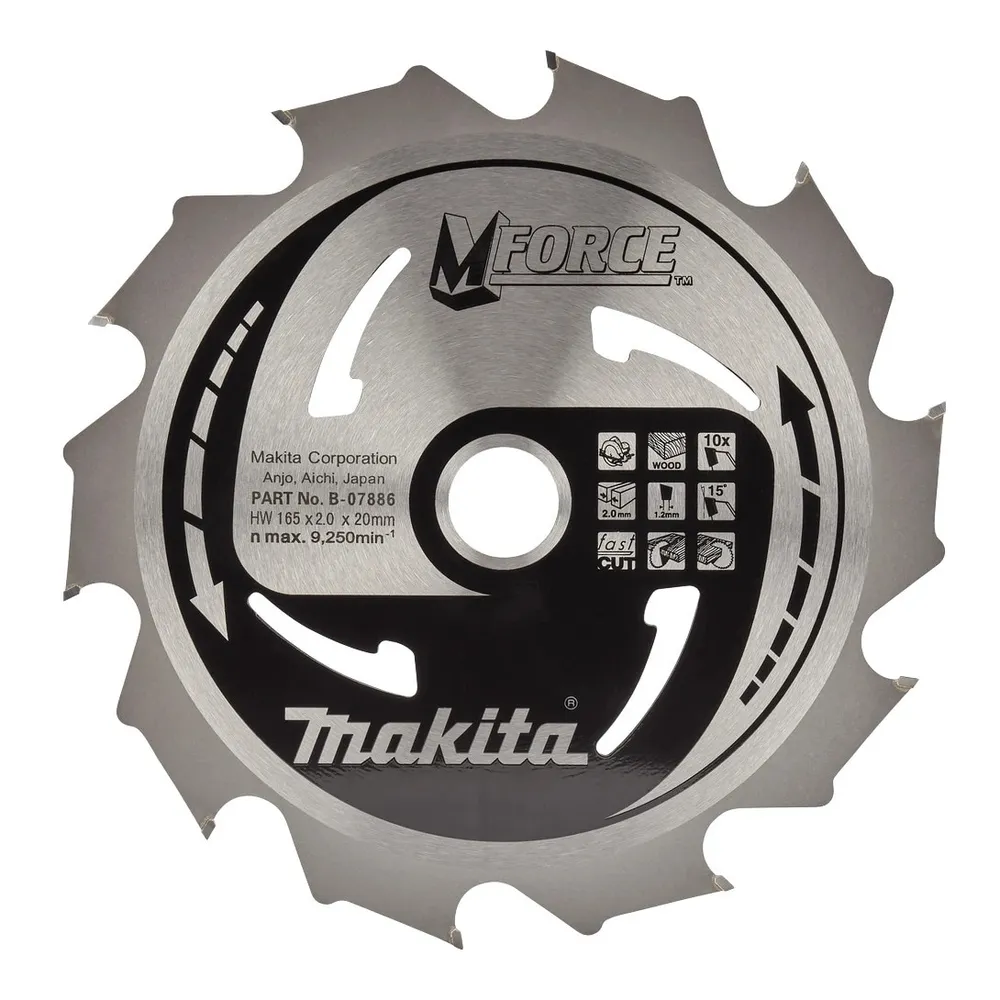 Disc circular, pentru lemn, Makita M-force, B-07886, 165 x 20 mm