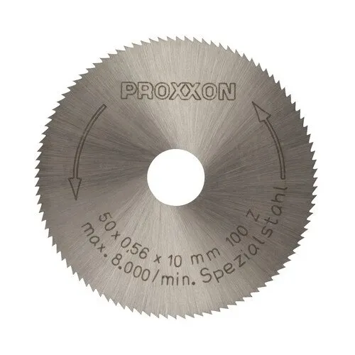 Disc debitare Ø50x0, 5x10 mm din otel HSS, pentru Proxxon Micromot KS230
