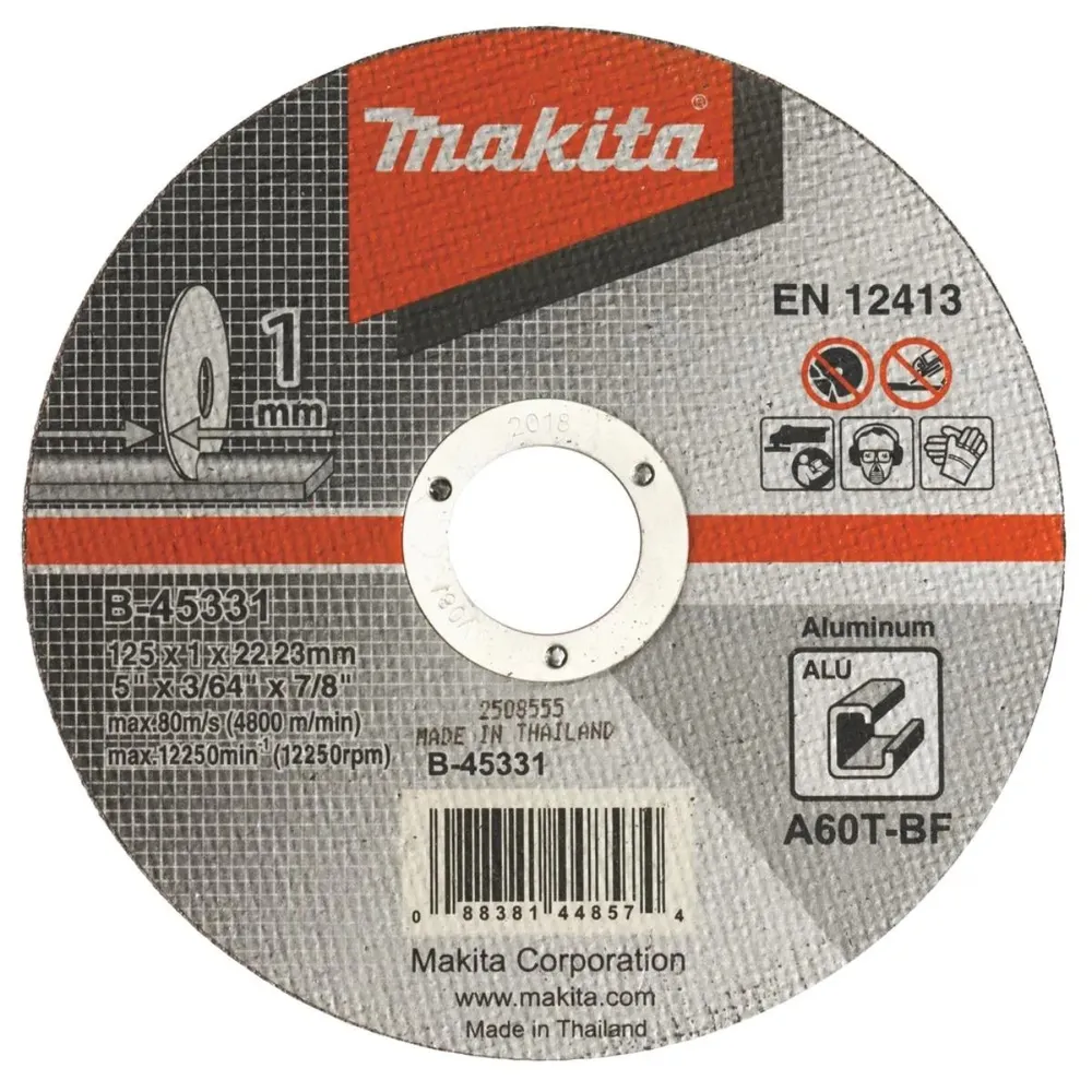 Disc debitare aluminiu, Makita A60T-BF, 125 x 22.23 x 1 mm