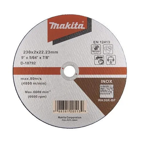 Disc debitare inox Makita Ø230x2x22, 23 mm