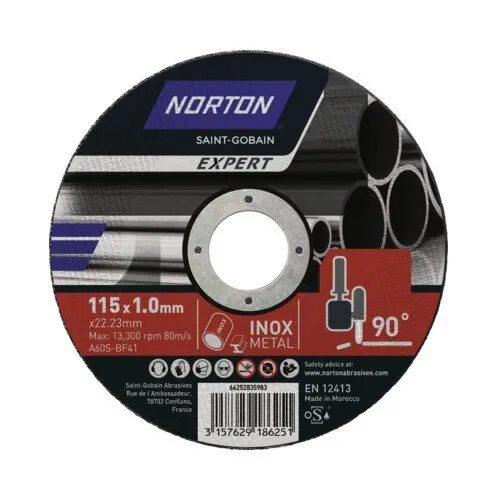 Disc debitare metal Norton Expert Ø115x1, 6x22, 23mm