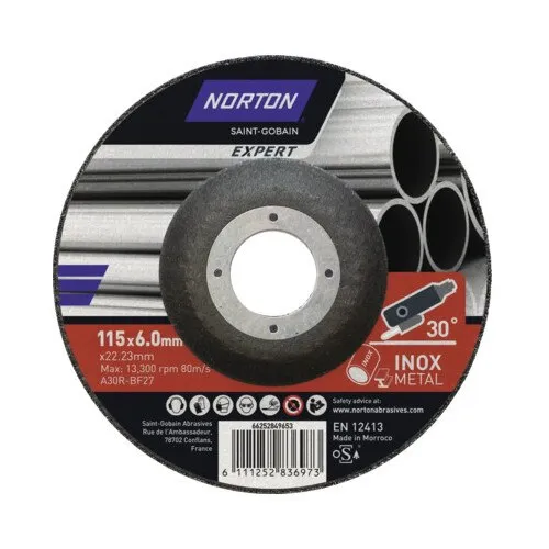 Disc debitare metal Norton Expert Ø115x6x22, 23mm