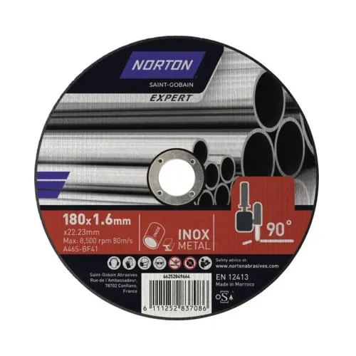 Disc debitare metal Norton Expert Ø180x1, 6x22, 23mm