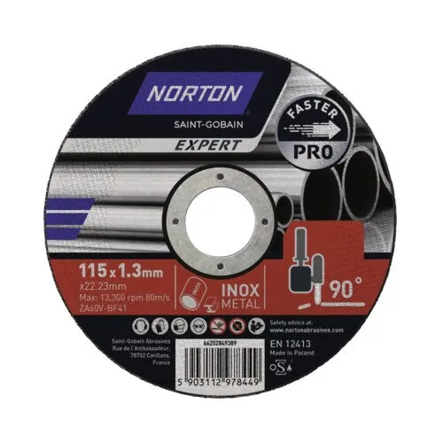 Disc debitare metal Norton Expert Pro Ø115x22, 33mm