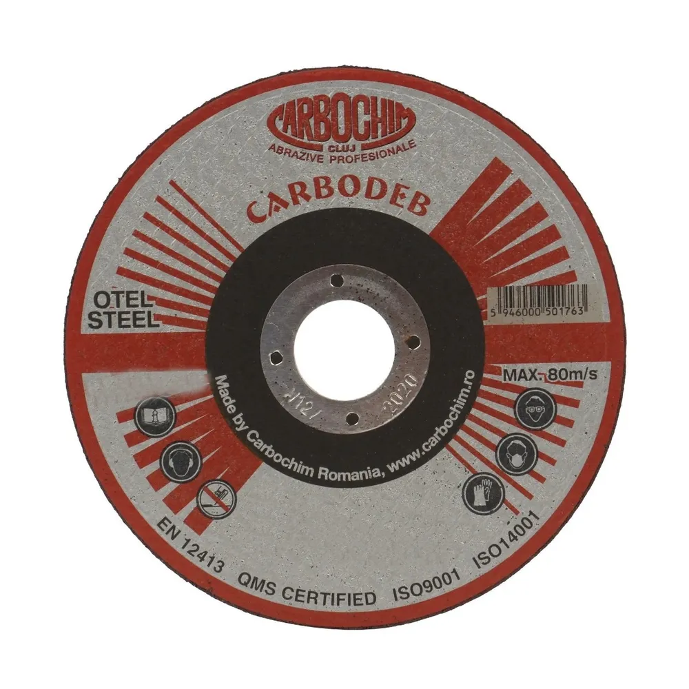 Disc debitare otel, Carbochim 11ABACH1TRS, 180 x 22.2 x 2 mm