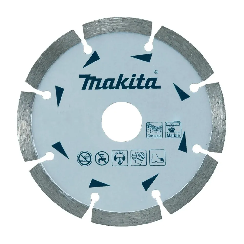 Disc diamantat, cu segmente, pentru debitare beton / marmura, Makita D-52788, 230 x 22.23 x 2.4 mm