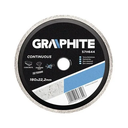 Disc diamantat Graphite Ø180x22, 2mm
