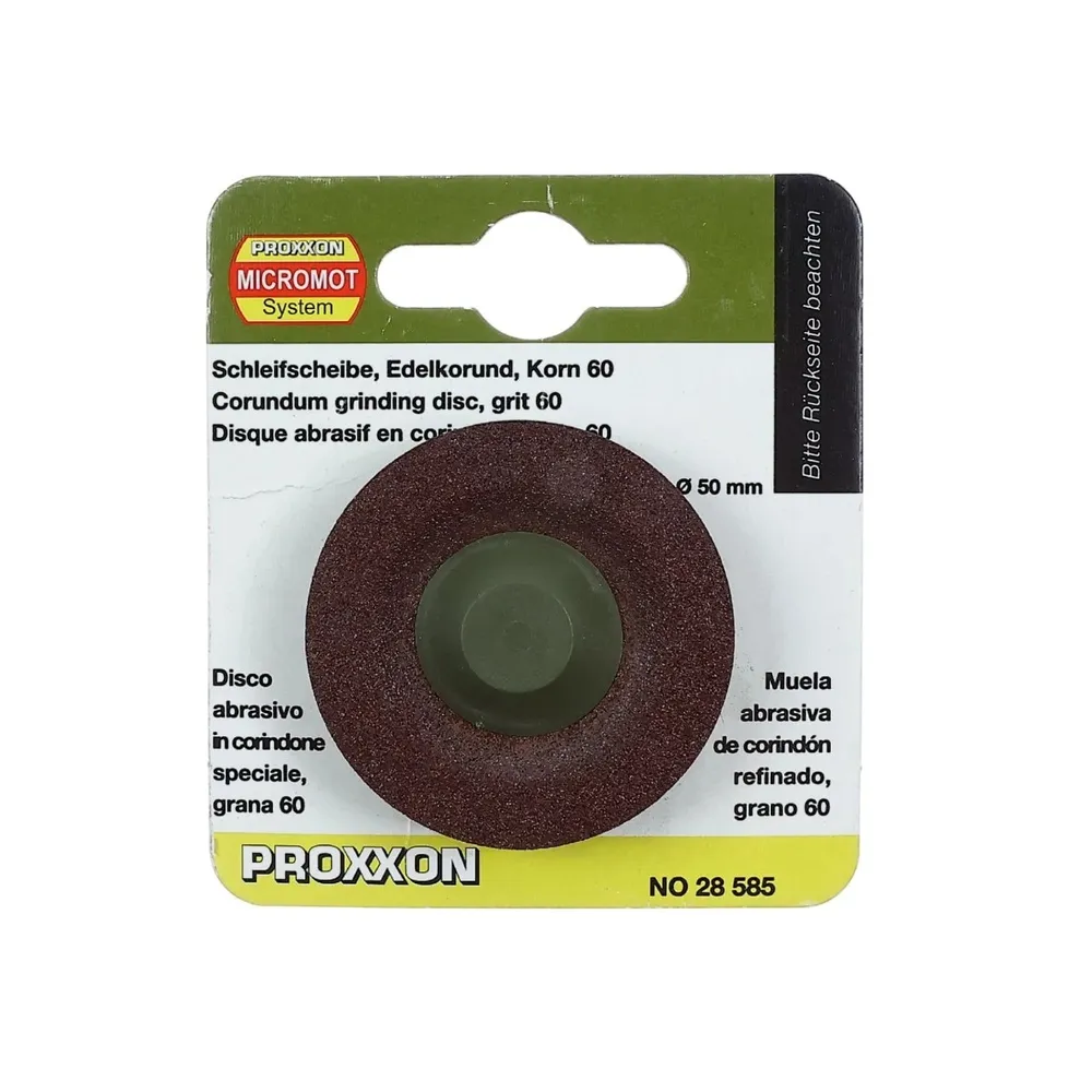 Disc frontal Proxxon, 50 mm, granulatie 60, pentru slefuire metale feroase/neferoase