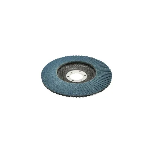 Disc lamelar abraziv cu zirconiu pentru taiat si polizat metal, inox P40, 125mm — imaginea 3