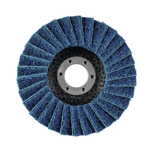 Disc lamelar pentru slefuit Norton Vortex Ø115x22, 23mm, albastru
