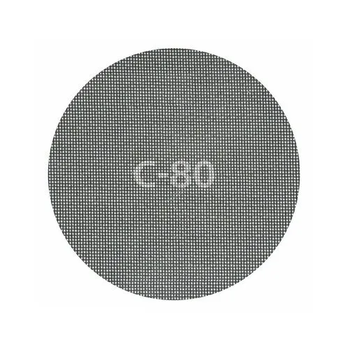Discuri tip plasa pentru slefuit pereti Wolfcraft Ø225 mm, granulatie 80, pentru glet/gipscarton, pachet 5 bucati