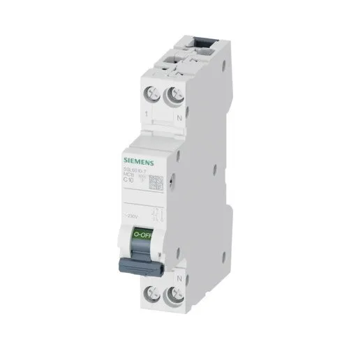 Disjunctor automat Schneider 1P+N 10A 6kA, curba C, montaj tablou electric, 230V