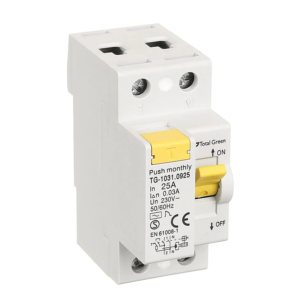 Disjunctor modular Total Green, diferential, 25A, 2P