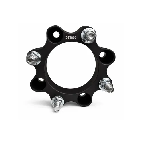 Distantier ATV 30 mm 4x110 centrare 90.2 cu 8 piulite M10x1.25 set 2 bucati aluminiu forjat negru — imaginea 3
