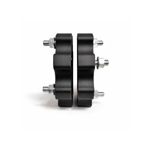 Distantier ATV 30 mm 4x136 centrare 120 cu 8 piulite M12x1.5 set 2 bucati aluminiu forjat negru — imaginea 4