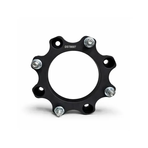 Distantier ATV 30 mm 4x156 centrare 131.2 cu 8 piulite M10x1.25 set 2 bucati aluminiu forjat negru — imaginea 3