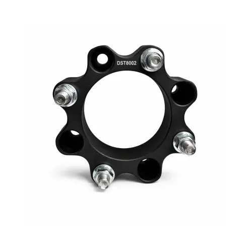 Distantier ATV 40 mm 4x110 centrare 90.2 cu 8 piulite M10x1.25 set 2 bucati aluminiu forjat negru — imaginea 3