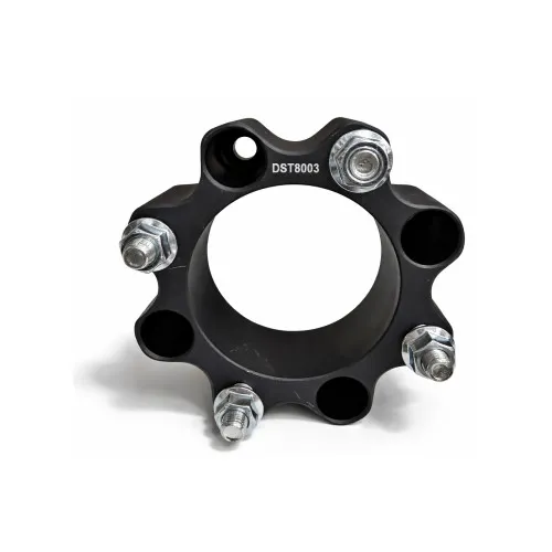Distantier ATV 50 mm 4x110 centrare 90.2 cu 8 piulite M10x1.25 set 2 bucati aluminiu forjat negru — imaginea 3