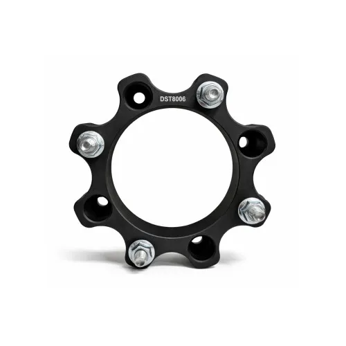 Distantier ATV 50 mm 4x136 centrare 120 cu 8 piulite M10x1.25 set 2 bucati aluminiu forjat negru — imaginea 3