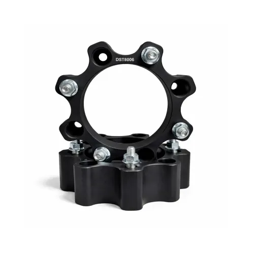 Distantier ATV 50 mm 4x136 centrare 120 cu 8 piulite M10x1.25 set 2 bucati aluminiu forjat negru