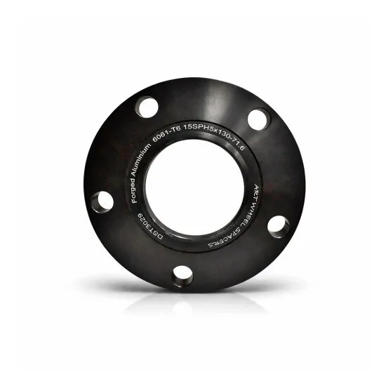 Distantier janta auto 15 mm 5x130 centrare 71.6 aluminiu forjat negru