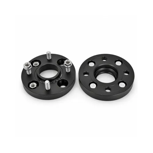 Distantier janta auto 20 mm 4x108 centrare 63.3 prindere dubla cu 4 prezoane incluse negru