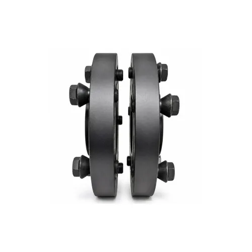 Distantier janta auto 22 mm 5x112 la 5x120 centrare 66.6–72.6 cu 5 prezoane M14x1.25 aluminiu forjat negru — imaginea 3